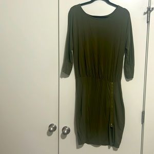 JustFab- Mid-sleeve, knee length dress